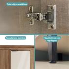 Balcão De Cozinha Canto Miami 1 Porta Com Tampo Carraro Freij