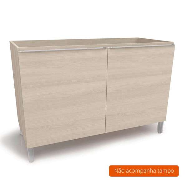 Balcão De Cozinha Chiaroscuro 2 Pt Creme