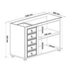 Balcão De Cozinha Colonial 2 Pt 5 Gv Mel Cera