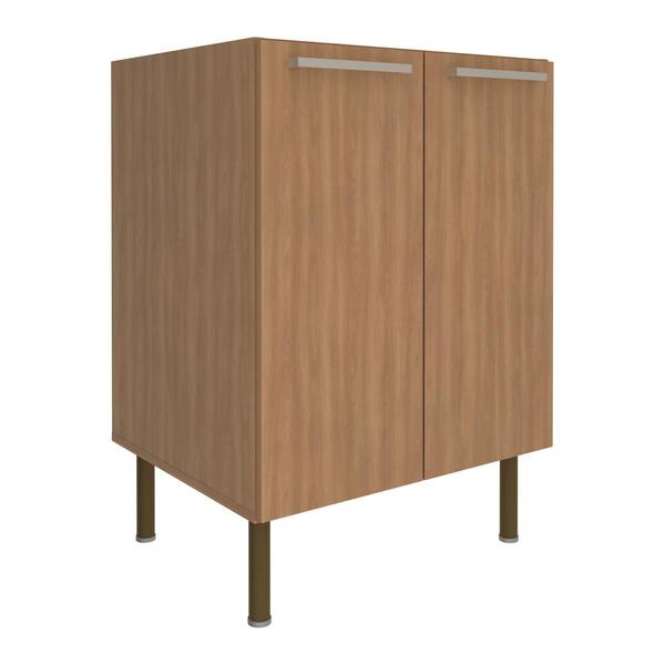 Balcão De Cozinha Com 2 Portas 60cm Multimóveis Cr20425