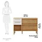 Balcão De Cozinha Com 3 Portas 2 Gavetas E Tampo 100% Mdf Nap