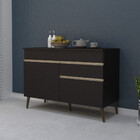 Balcão De Cozinha Com Tampo 120cm 2 Portas E 1 Gaveta Veneza