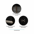 Balcão De Cozinha Com Tampo 120cm 2 Portas Veneza Luciane Móv