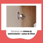 Balcão De Cozinha Com Tampo 120cm Juliete Multimóveis Cr6228