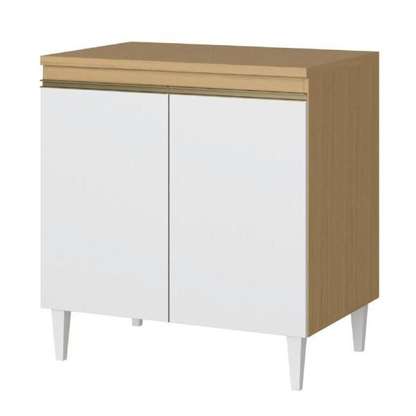 Balcão De Cozinha Com Tampo 2 Portas 0,69m Clara Atacama / Of