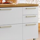 Balcão De Cozinha Com Tampo 2 Portas 3 Gavetas Burguesa Premi