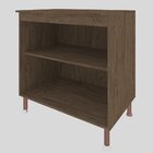 Balcão De Cozinha Com Tampo 2 Portas 80cm Alice Indekes