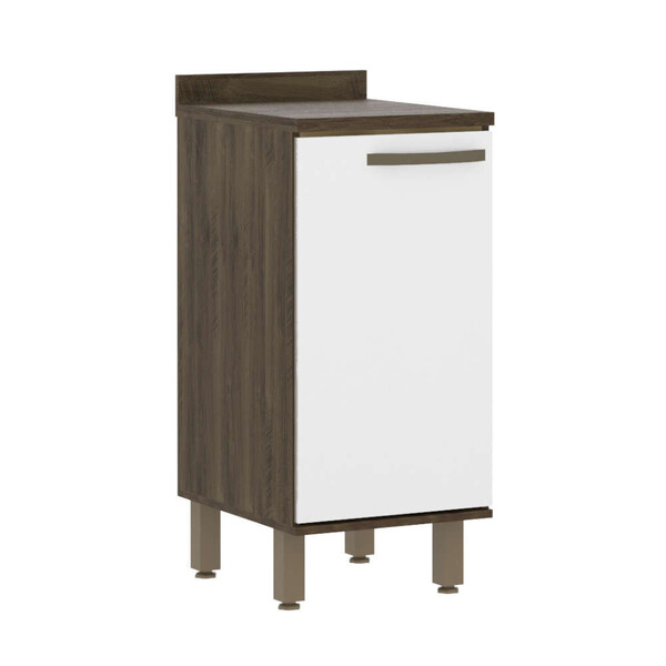 Balcão De Cozinha Com Tampo 40 Cm 1 Porta 1 Prateleira Sara L