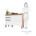 Balcão De Cozinha Com Tampo Chardonnay 3 Pt 2 Gv Castanho E B