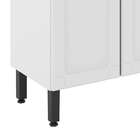 Balcão De Cozinha Com Tampo Colors 3 Pt 2 Gv Branco