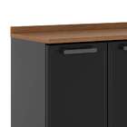 Balcão De Cozinha Com Tampo Estilo 3 Pt 2 Gv Grafite