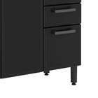 Balcão De Cozinha Com Tampo Estilo 3 Pt 2 Gv Grafite