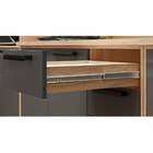 Balcão De Cozinha Com Tampo Jasmim 3 Pt 2 Gv Aveiro E Grafite