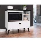 Balcão De Cozinha Com Tampo Para Cooktop Medelín 1 Pt Branco