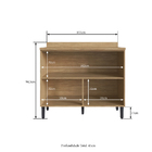 Balcão De Cozinha Com Tampo Supreme Casamia - Mel E Grafite