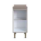 Balcão De Cozinha Conecta 1 Pt Turin E Grafite 40 Cm