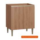 Balcão De Cozinha Cook 2 Pt Madeira