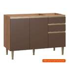 Balcão De Cozinha Cook 3 Pt 2 Gv Madeira E Oxid