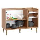 Balcão De Cozinha Cook 3 Pt 2 Gv Madeira E Oxid