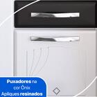 Balcão De Cozinha De Aço Gabinete Para Pia 3 Portas 2 Gavetas