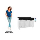 Balcão De Cozinha De Aço Triplo Telasul Star New Com Tampo Br