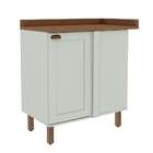 Balcão De Cozinha De Canto Iluminata 1 Pt Verde Mint