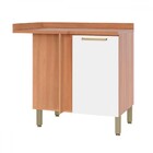 Balcão De Cozinha De Canto Sálvia 1 Porta 1 Prateleira Freijó