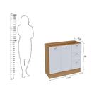 Balcão De Cozinha Ditália Denver Com Tampo Rv/br Cd-1014