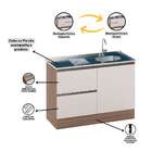 Balcão De Cozinha Edna 1 Pt 3 Gv Carvalho E Off White