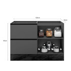 Balcão De Cozinha Edna 1 Pt 3 Gv Grafite