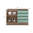 Balcão De Cozinha Edna 1 Pt 4 Gv Carvalho E Menta