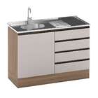 Balcão De Cozinha Edna 1 Pt 4 Gv Carvalho E Off White