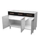 Balcão De Cozinha Em Aço Triplo Para Pia Mirage New  Branco/p