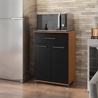 Balcão De Cozinha Favorita Cinamomo / Preto Catedral