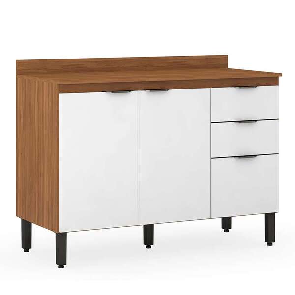 Balcão De Cozinha Firenze Com Tampo 3 Pt 2 Gv Amendola E Bran