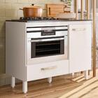 Balcão De Cozinha Fit 1 Porta E 1 Gaveta Com Tampo Para Cookt