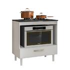 Balcão De Cozinha Fit 80 Com Tampo Para Cooktop - Nicioli