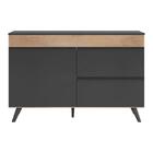 Balcão De Cozinha Gabinete Pia 120cm 2 Portas 1 Gaveta Lisboa