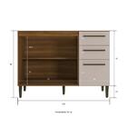 Balcão De Cozinha Gabinete Pia 120cm 2 Portas E 3 Gavetas Tor