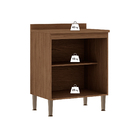 Balcão de Cozinha Genialflex Conecta 2 Portas Ébano Fendi