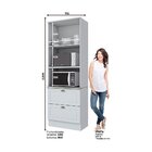 Balcão De Cozinha Henn Americana 2 Portas 3 Gavetas C351-05