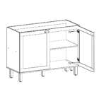 Balcão De Cozinha Iluminata 2 Pt Mint 120 Cm