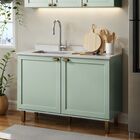 Balcão De Cozinha Iluminata 2 Pt Mint 120 Cm