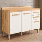 Balcão De Cozinha Intenza 120cm Com Tampo Mdp - Nicioli