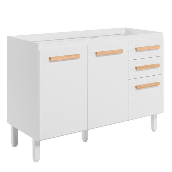 Balcão De Cozinha Intenza 120cm Sem Tampo - Nicioli