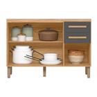 Balcão De Cozinha Intenza 120cm Sem Tampo - Nicioli