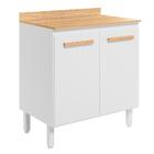 Balcão De Cozinha Intenza 80cm Com Tampo Mdp - Nicioli