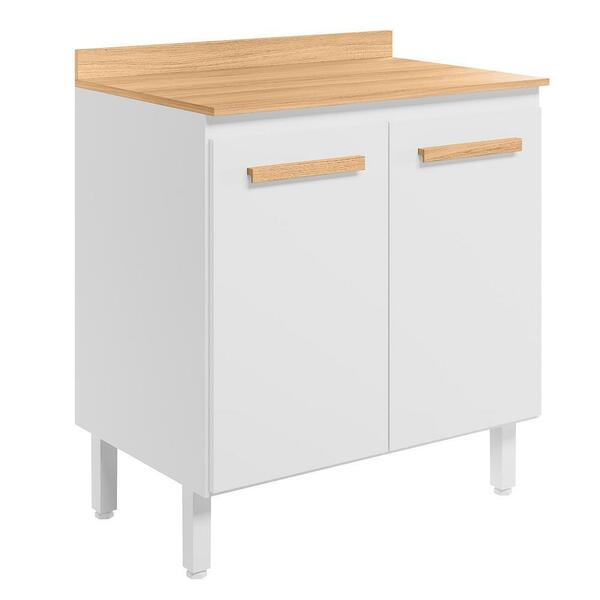 Balcão De Cozinha Intenza 80cm Com Tampo Mdp - Nicioli