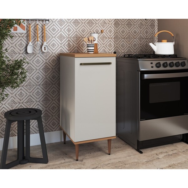 Balcão De Cozinha Isabelle 1 Porta 1 Prateleira Freijó/ Arena