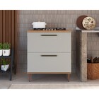 Balcão De Cozinha Isabelle 2 Gavetas Freijó/ Arenas - Delmarco